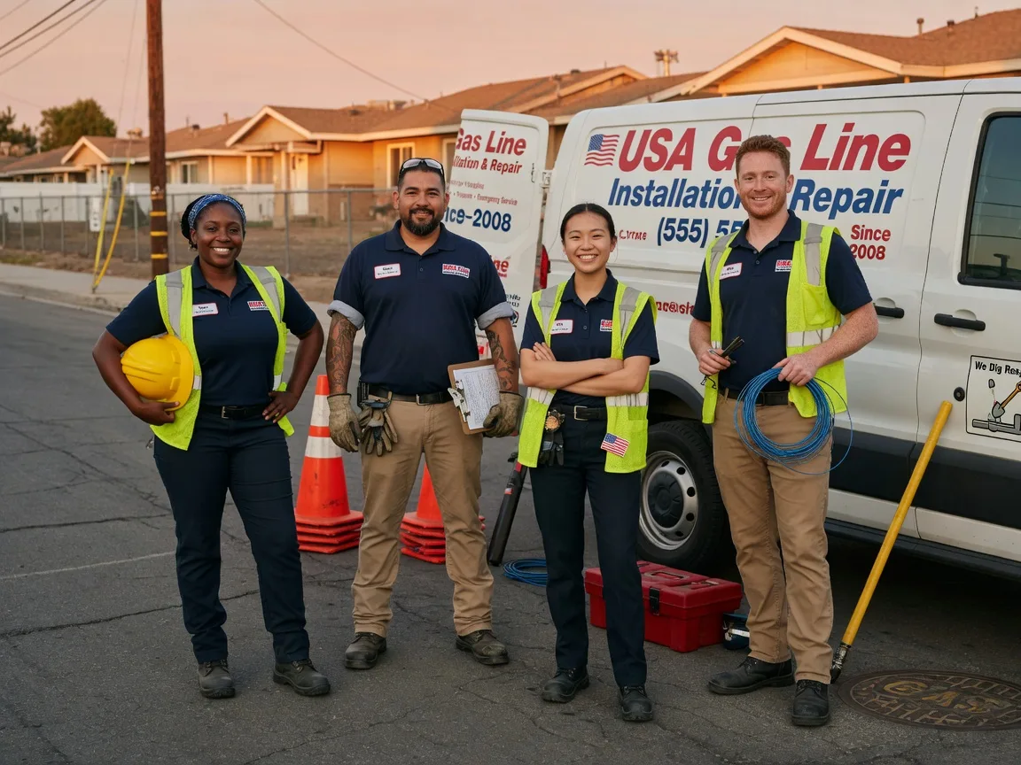 Gas Line Installation company in Colfax, NC